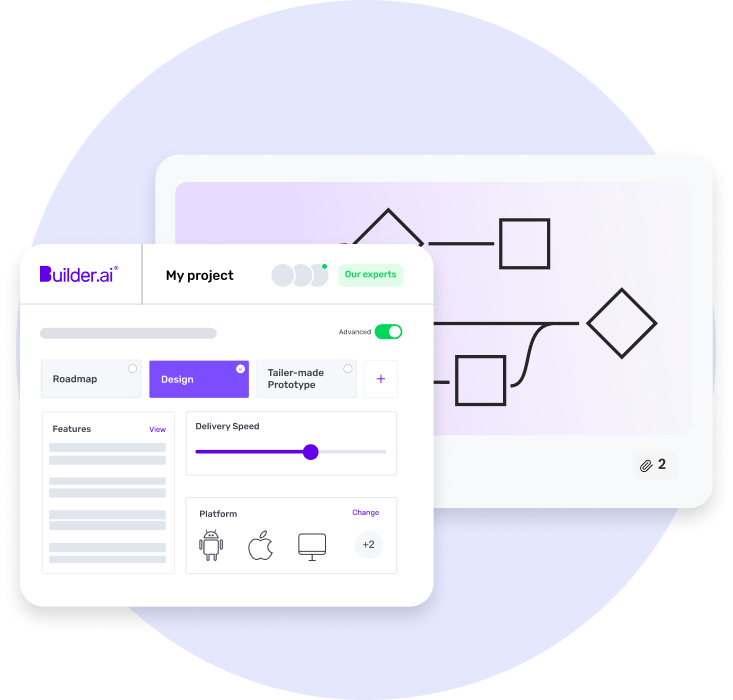 Builder Studio's interface shows easily customisable project settings