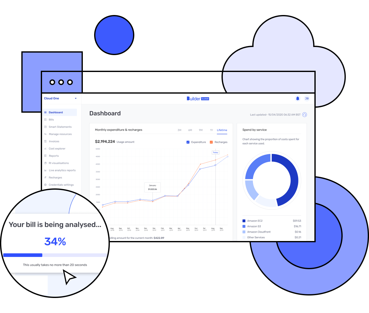 Builder Studio dashboard with available development platforms