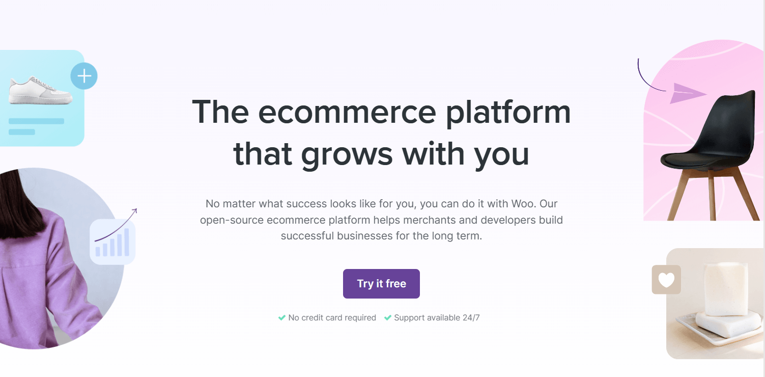 woocommerce homepage